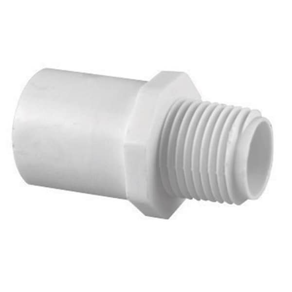 Charlotte Pipe And Foundry Charlotte Pipe & Foundry PVC021030600 0.5 x 0.5 in. Sch 40 PVC Riser Extension 4006995 - main